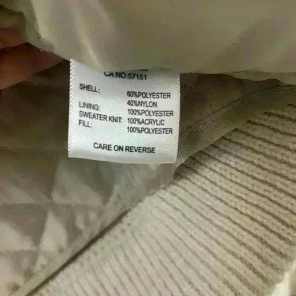 Marc new york andrew marc puffer coat with knit sleeves - Picture 3 of 4